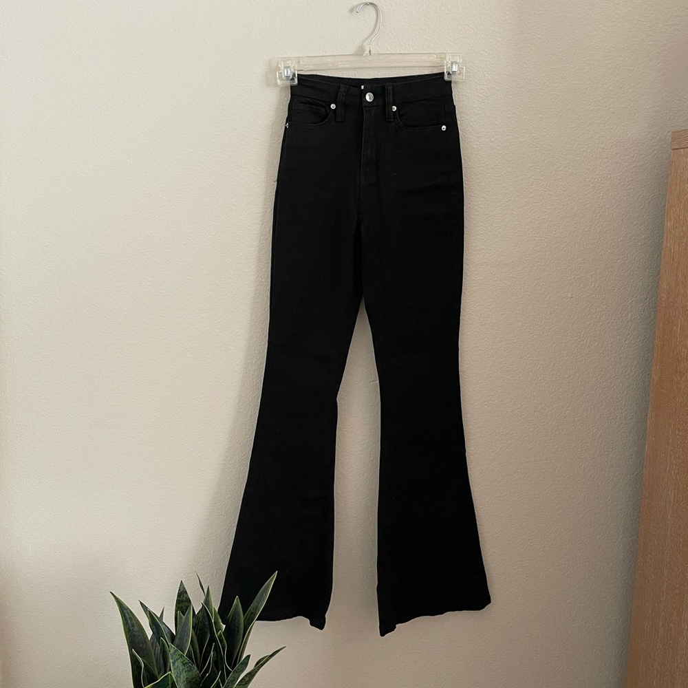 Flared Black Jeans | 25